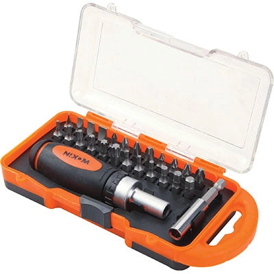 GIRAVITE A CRICCHETTO KIT 206526 WOKIN - T A4-7 PH 0-3 PZ 0-3 HEX 2-6 T10-40 CF=PZ 26- 2 confezioni