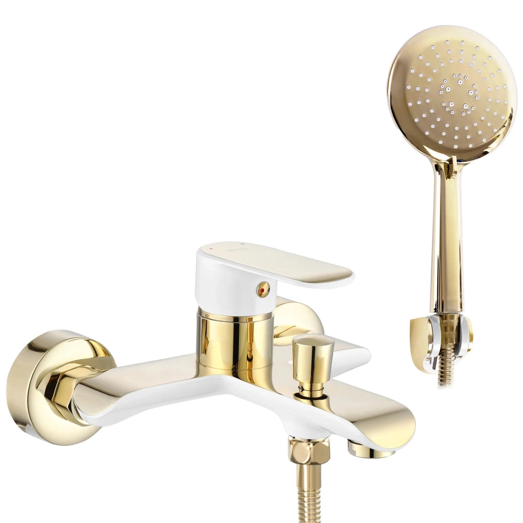 Rubinetto Da Vasca Rea Bloom White Gold