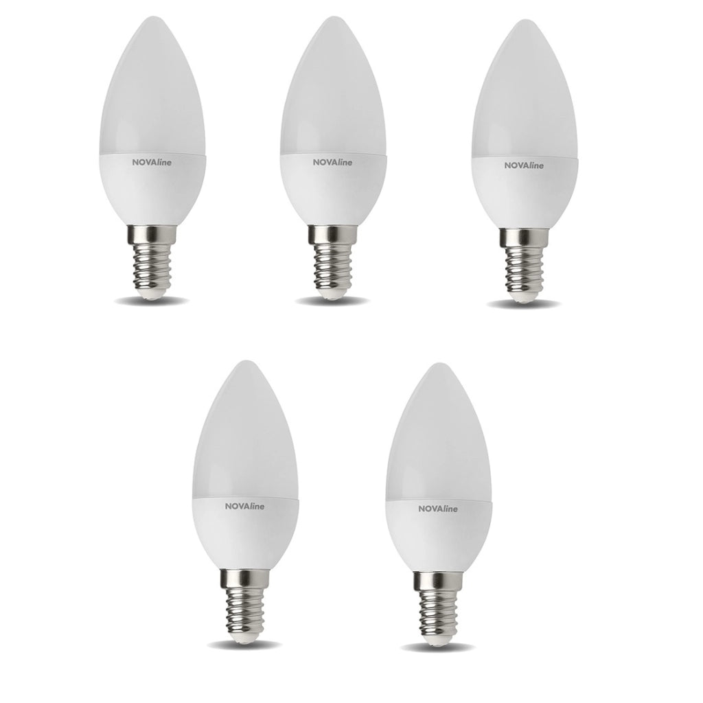 SET 5 LAMPADINE LED OLIVA E14 5W 4000K 470LM