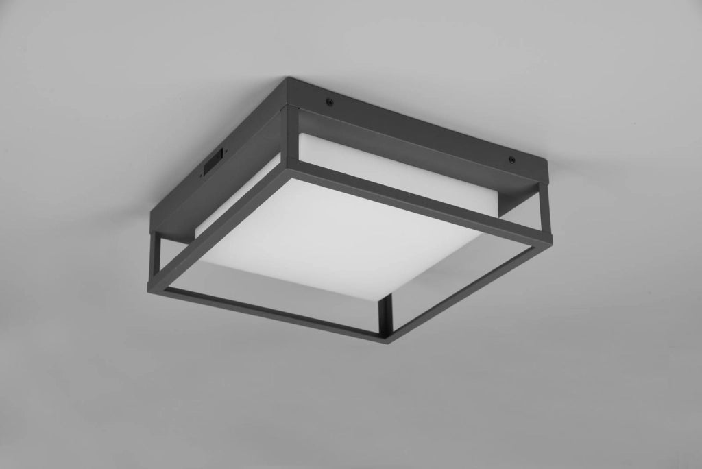 Plafoniera esterna LED Trio Witham antracite 14W IP54