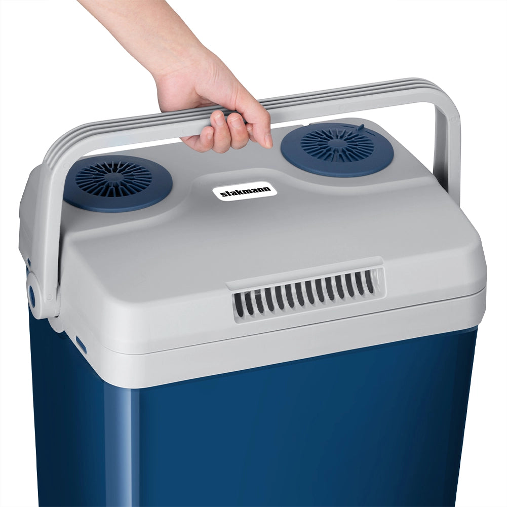 Frigorifero Elettrico Portatile 32 Litri Caldo e Freddo Blu Spina 230V e 12V