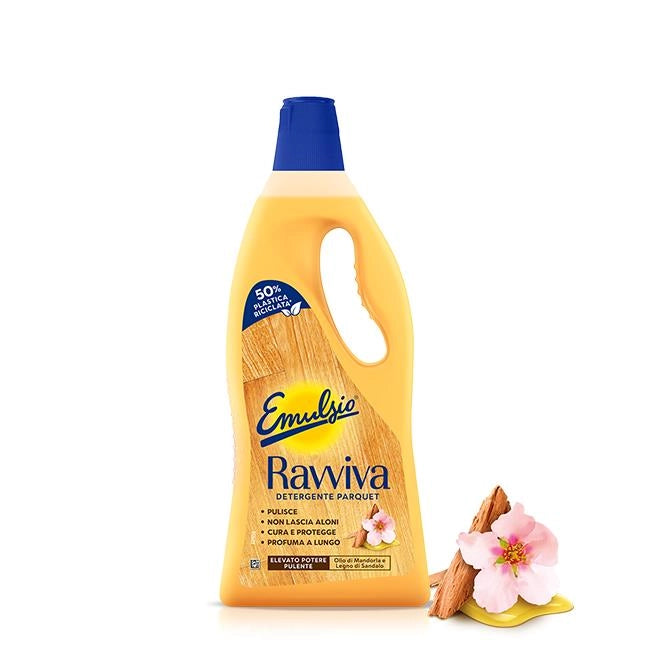SET 6 EMULSIO PAVIMENTO LIQUIDO 1LT RAVVIVA PARQUET