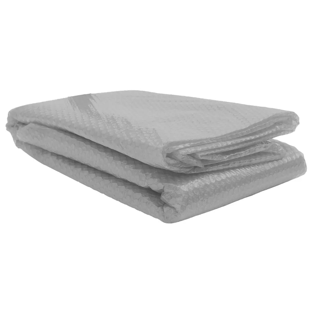 Pellicola Galleggiante Solare PE Piscina 260x160 cm Grigia 93005
