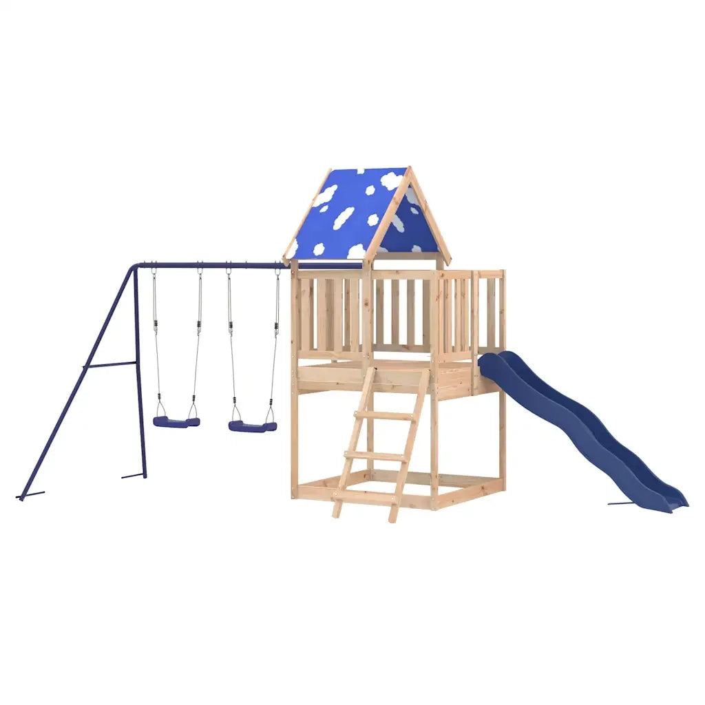 Set da Gioco da Esterno in Legno Massello di Pino 3279208