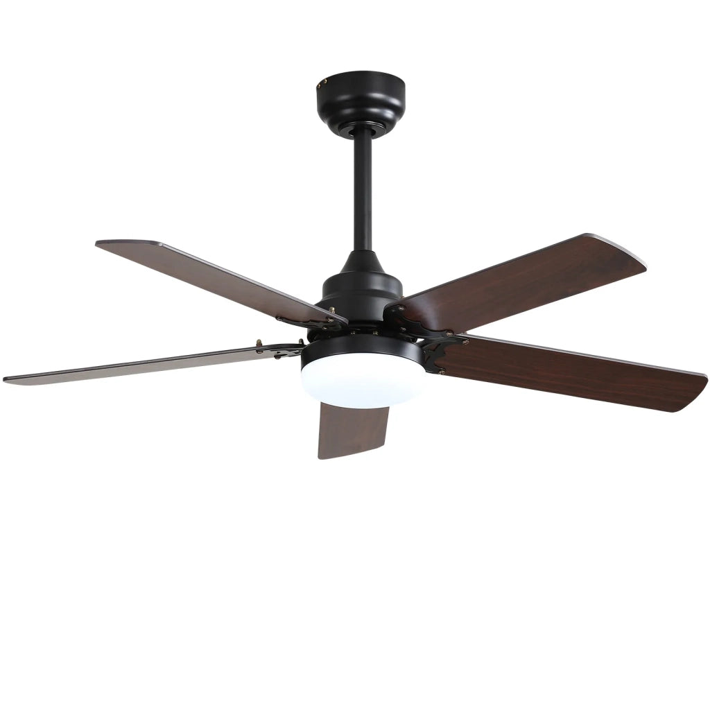 Ventilatore da soffitto piatto 106 cm con luce e telecomando, motore DC silenzioso, funzione timer e memoria luce