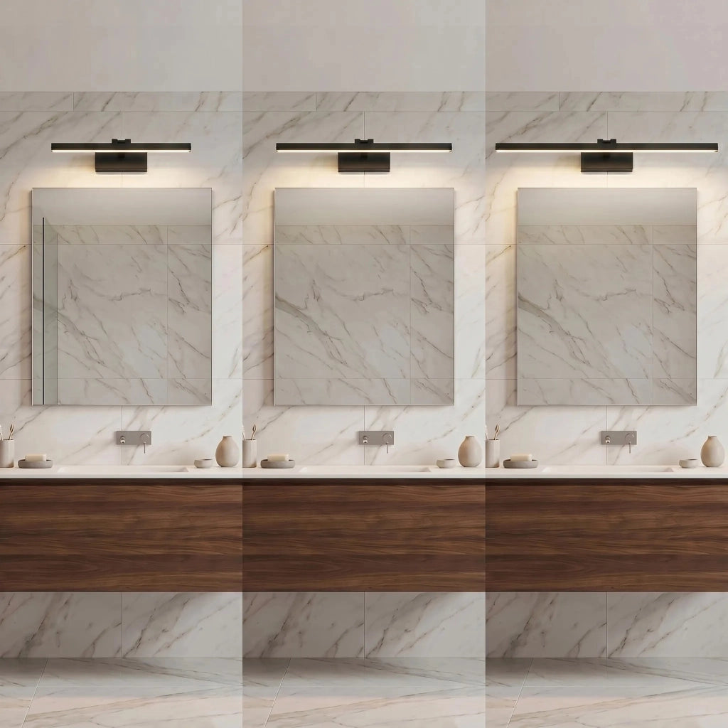 Applique Da Bagno Led APP1867-1W 60 Cm Black