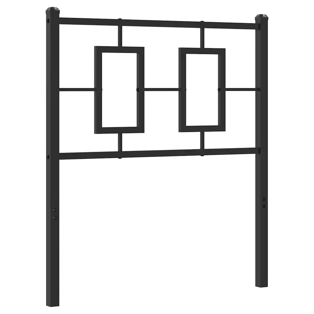Testiera | Testata di Ricambio in Metallo Nero 75 cm