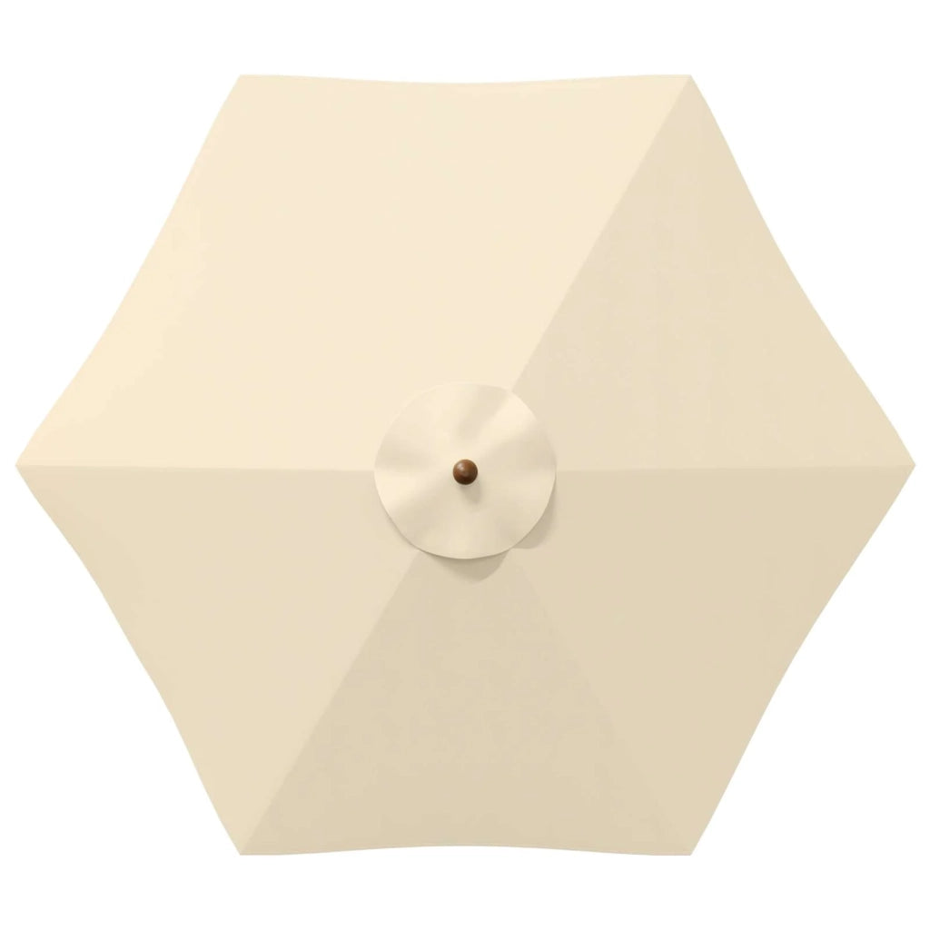 Set da pranzo da esterno con ombrellone 6 pz 3438533