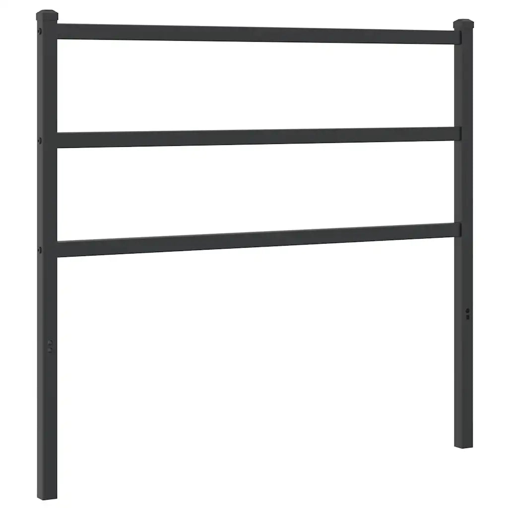 Testiera | Testata di Ricambio in Metallo Nero 100 cm