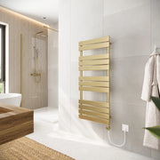Termoarredo elettrico 1200x500 oro spazzolato interasse 450 | Andromeda