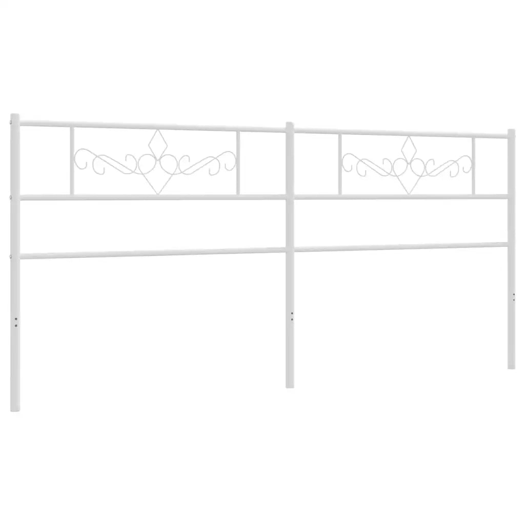 Testiera di Ricambio in Metallo Bianco 193 cm 355353