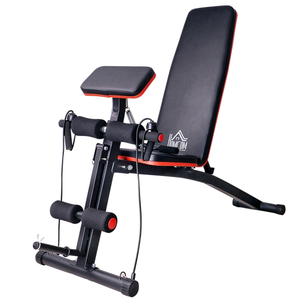 Panca multifunzione pieghevole acciaio nero 160 x 54 x 106 cm 7 posizioni