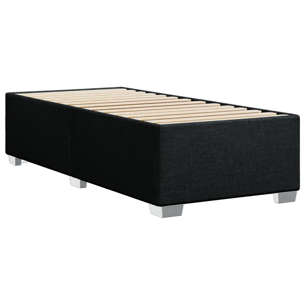 Giroletto senza Materasso Nero 80x200 cm Tessuto 3284431