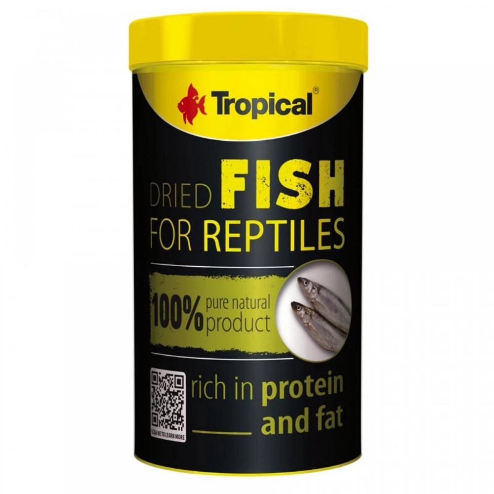 Tropical Dried Fish - Pesci essiccati per tartarughe acquatiche rettili e grandi pesci - 250ml / 35gr