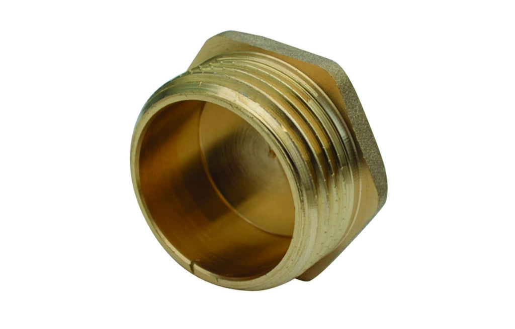 TAPPO MASCHIO OTTONE GIALLO IBP- 3/8- IBP- pezzi 1