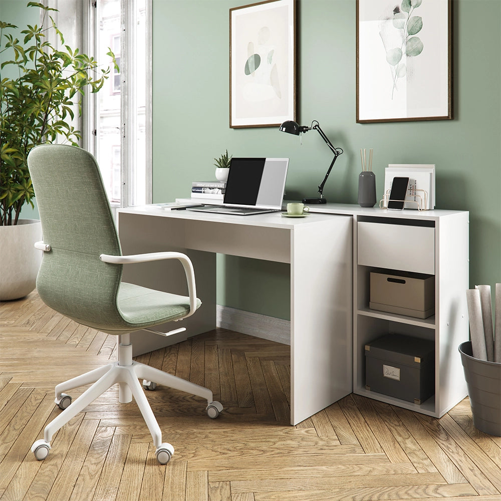Vicco Scrivania Bianco 145 x 46.4 cm