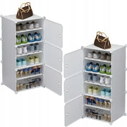 Scarpiera Bianca 44x96x32 cm Ideale per Ingresso