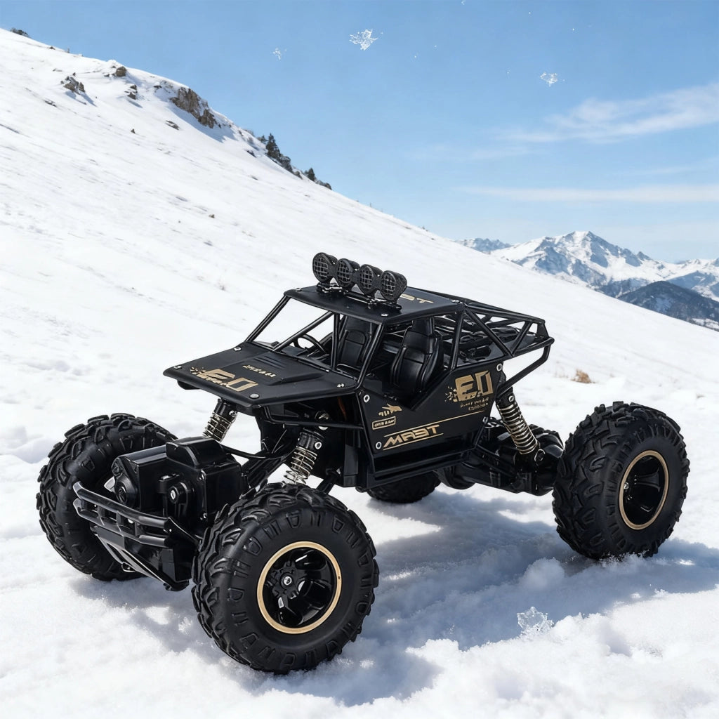 Auto radiocomandata 4x4 da arrampicata in lega