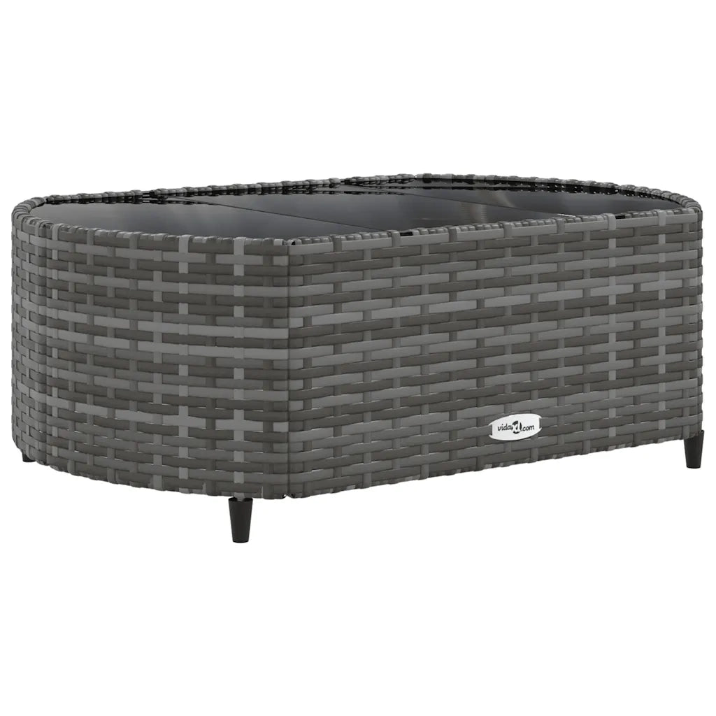 Set Divano da Giardino 6 pz con Cuscini Grigio in Polyrattan 3308418