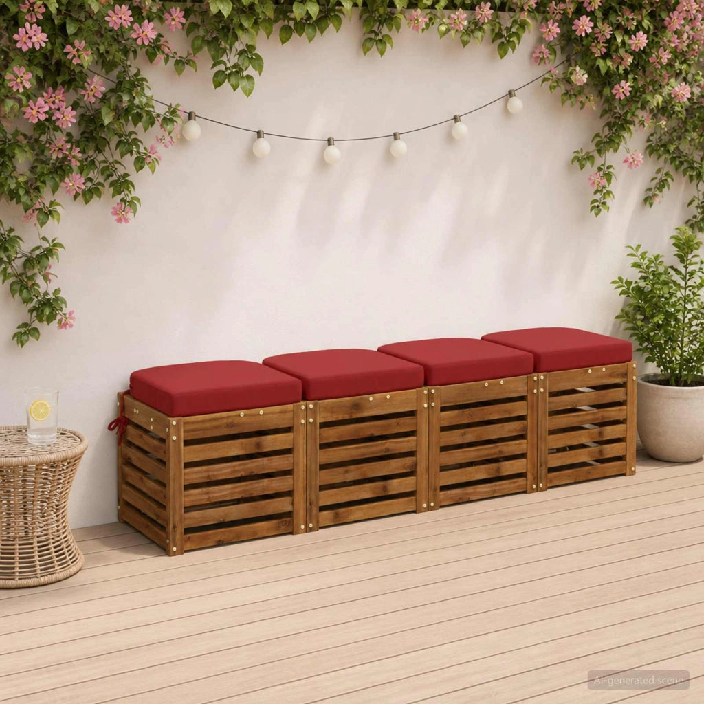 Cuscini per sedile a 4 pezzi SOEST 4 pz 100% Poliestere 945222