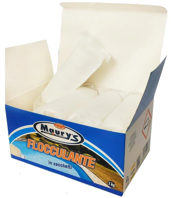 MAURY'S FLOCCULANTE TRATTAMENTO PER PISCINA IN PASTIGLIE 1KG