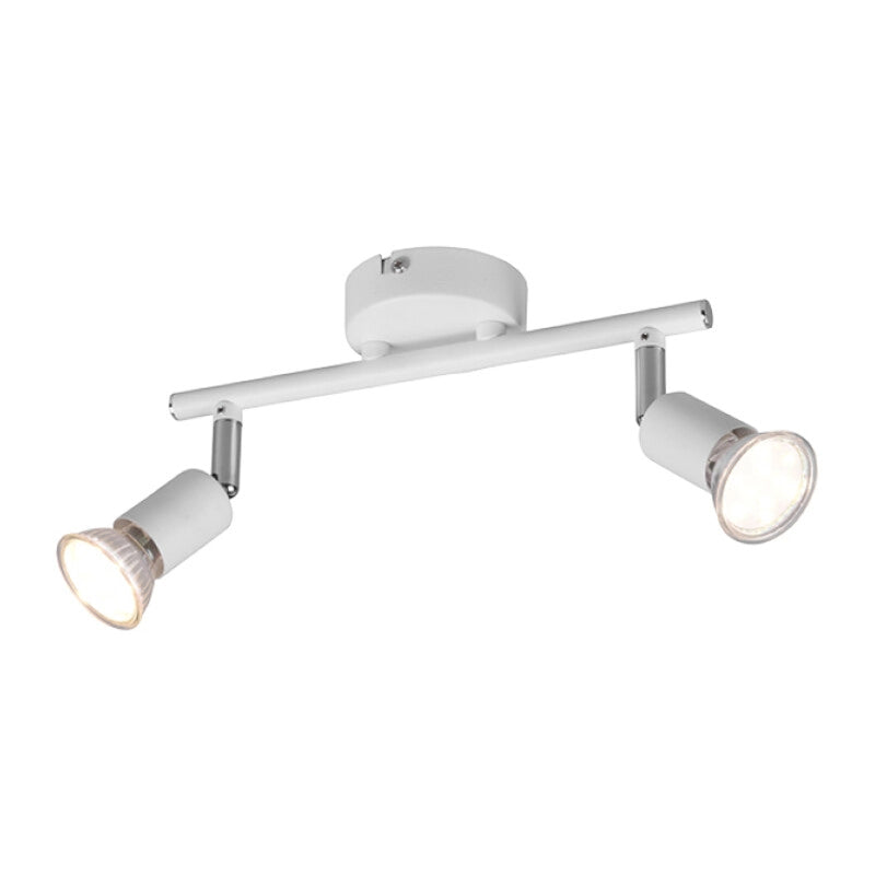 BARRA 2 FARETTI PARIS GU10 BIANCO- 1,0 pz