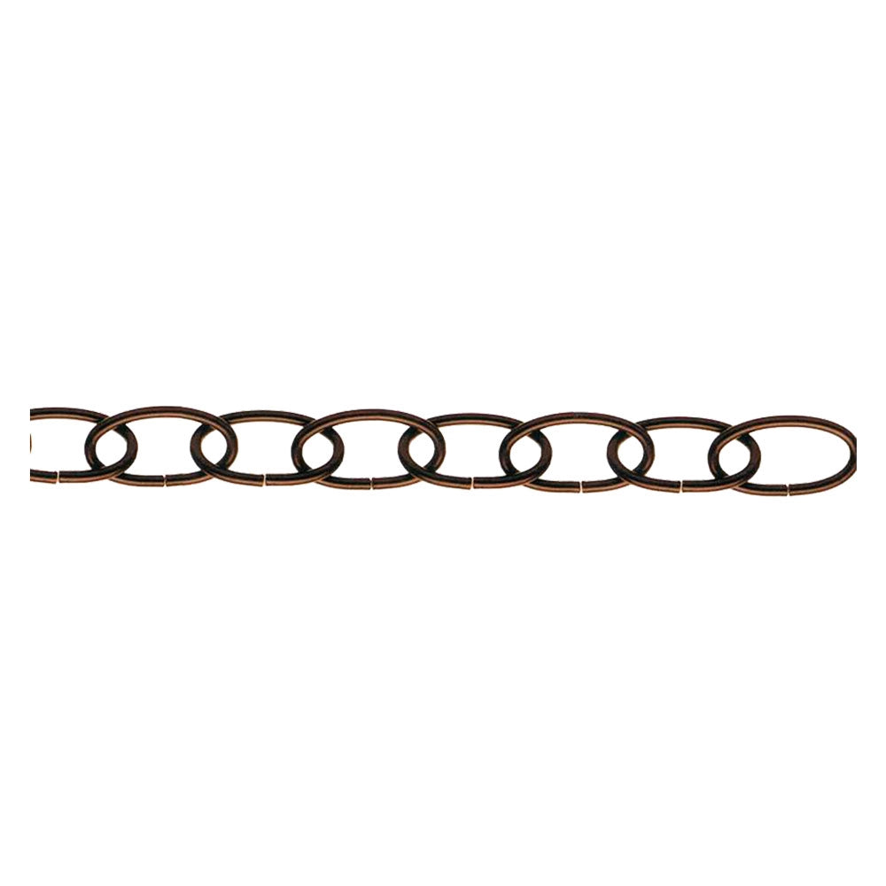 CATENA ORNAMENTALE OVALE 30 mt - ottonata  - AREF