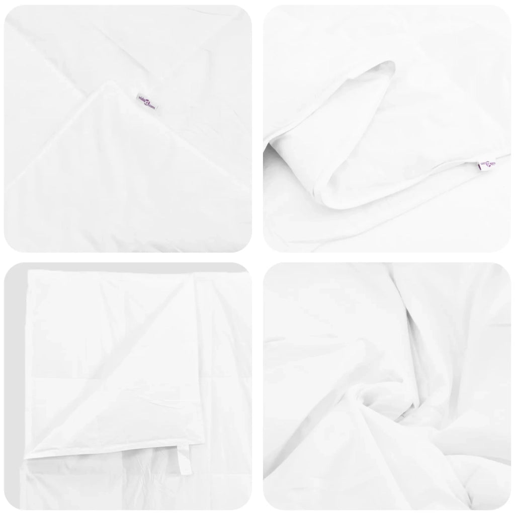 Set di Piumoni con cuscino 3 pcs Bianco Piuma d'anatra 3377126