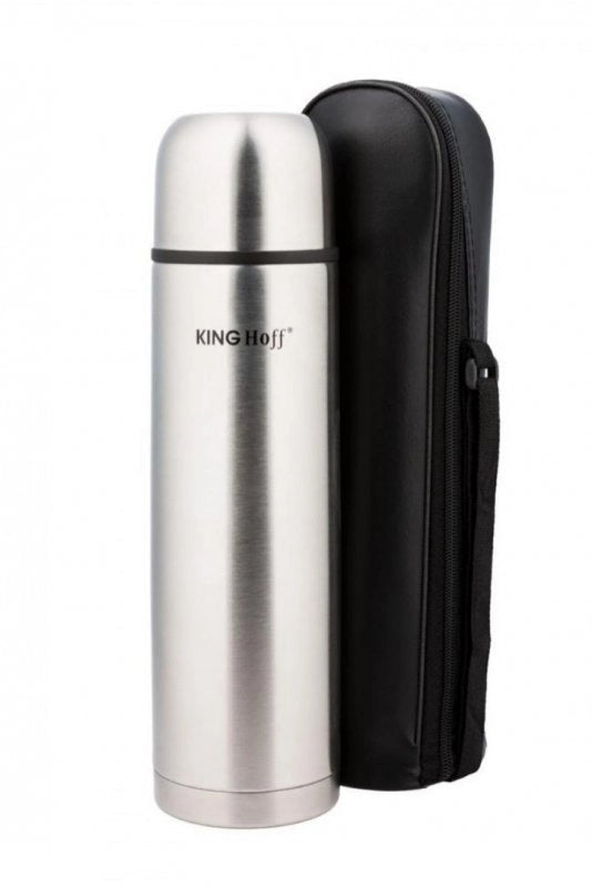 Thermos Kinghoff KH-4052 in acciaio inossidabile con coperchio Click-Clack