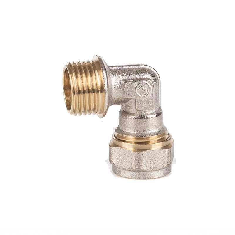 Raccordo curvo a stringere filettato maschio : Diametro - 20X1/2", Spessore - 2MM