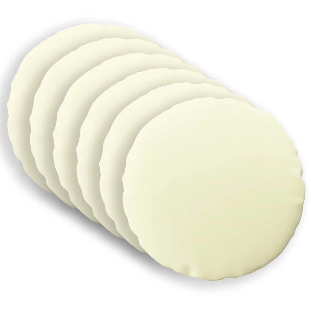 Cuscino con cuscino HEERLEN 6 pz Crema Poliestere 929478