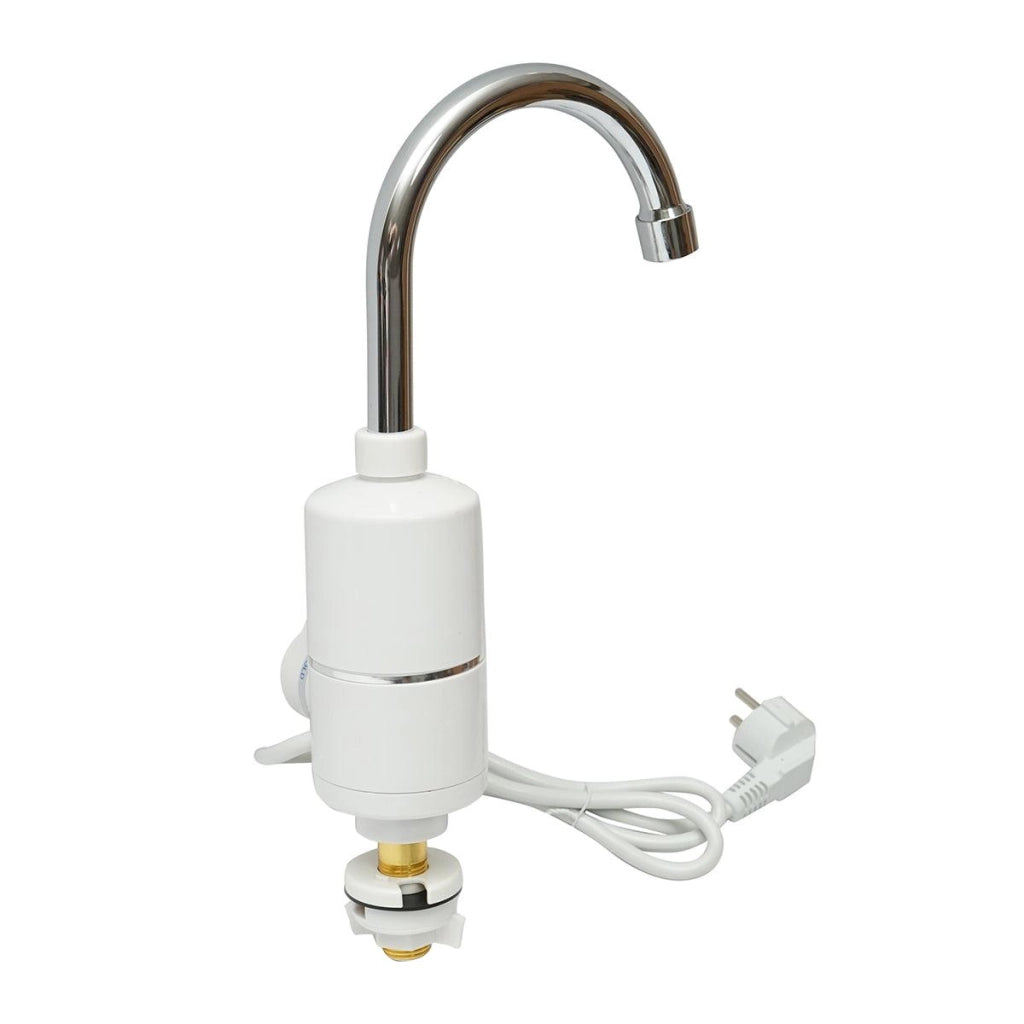 Rubinetto Acqua Calda Istantanea, 3000W, Display Digitale, 35-55°C, IPX4, Riscaldatore per Cucina, Giardino, Bagno