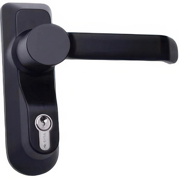 Maniglia Cisa con Cilindro Nera per Maniglione Antipanico Fast Codice 1.07078.68.0