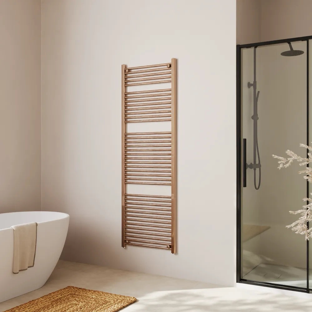 Termoarredo idraulico 1800x500 oro rosa interasse 450 | Polaris