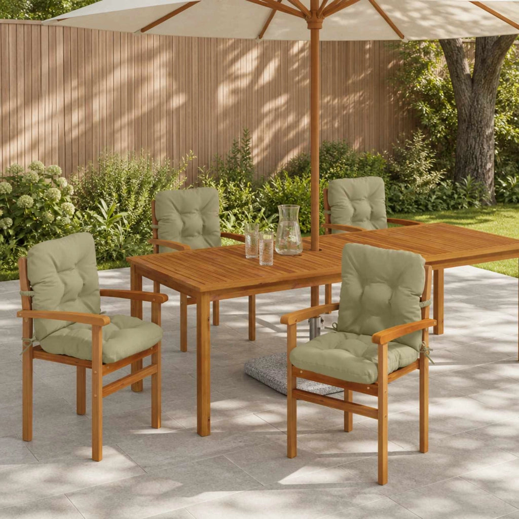 Cuscini per Sedia Alta in 4 Pezzi VIANEN 4 pz 100% Poliestere 953786