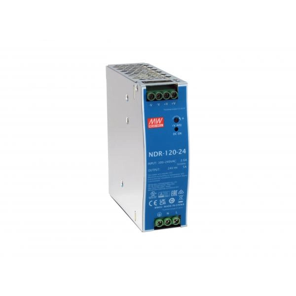 LevelOne 24V DC Industrie-Netzteil, 120W, DIN-Schiene,-20 ~ +70 ?, 120 W, 90 -264 V, 47 - 63 Hz, 2.25 A, 16 ms, berlastschutz, berspannung, Kurzschlu