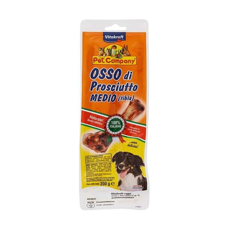 Natural chews osso di prosciutto italiano mis m