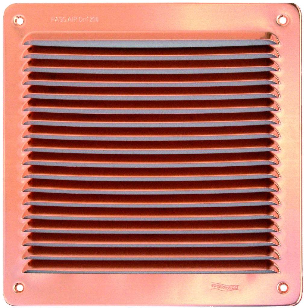 GRIGLIA DI AERAZIONE IN RAME  mm. 230x230
