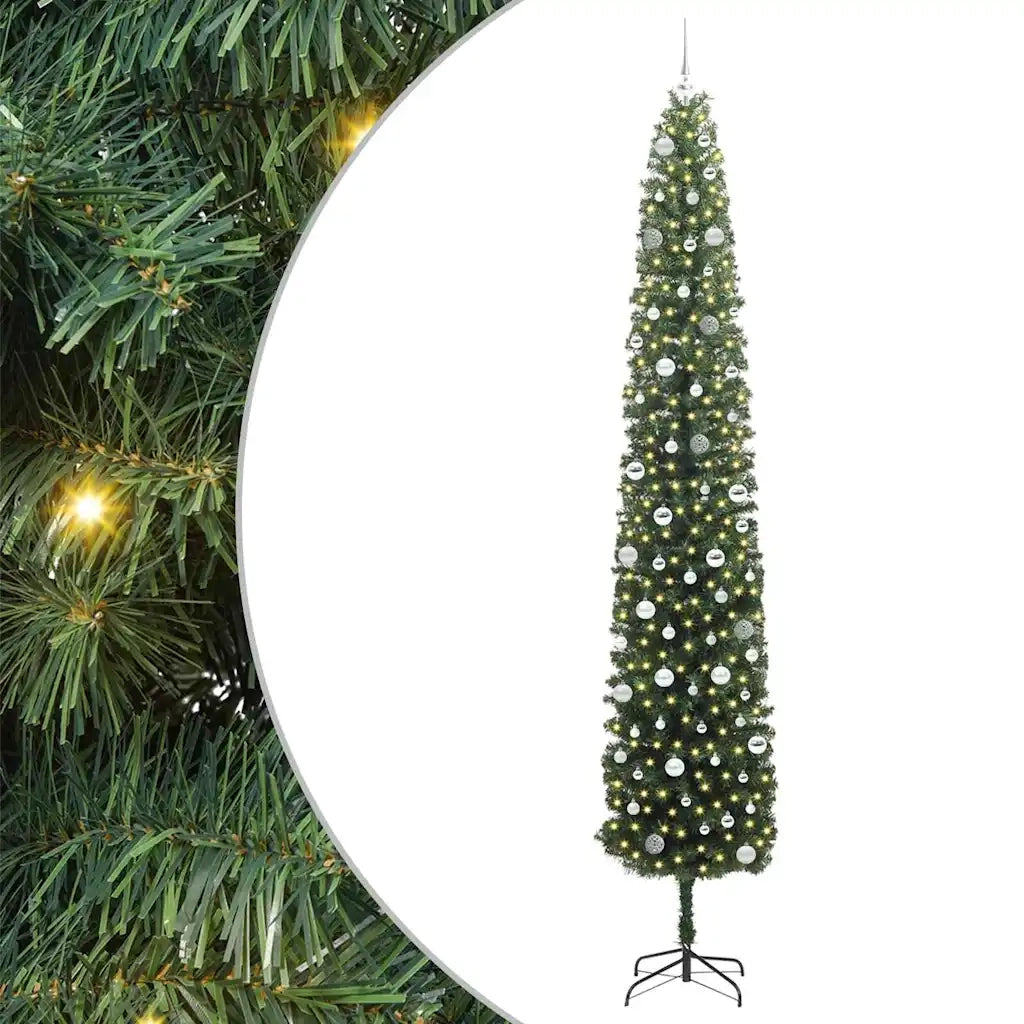 Albero di Natale artificiale con 300 LED Verde 300 cm