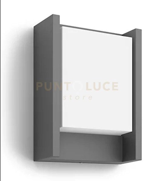 APPLIQUE DA ESTERNO ARBOUR GRIGIO ANTRACITE, 4000K