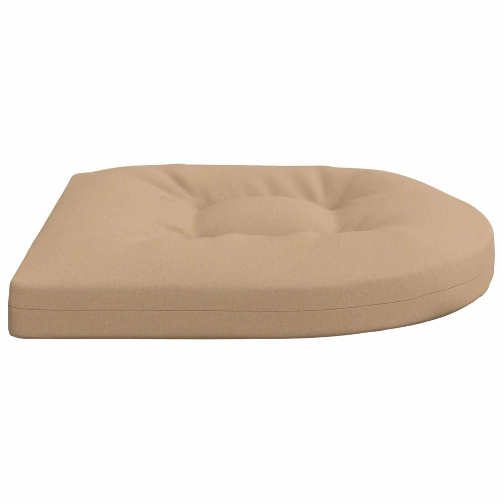 Cuscini per Sedia in 4 Pezzi 4 pz 100% Poliestere Sabbia 945285