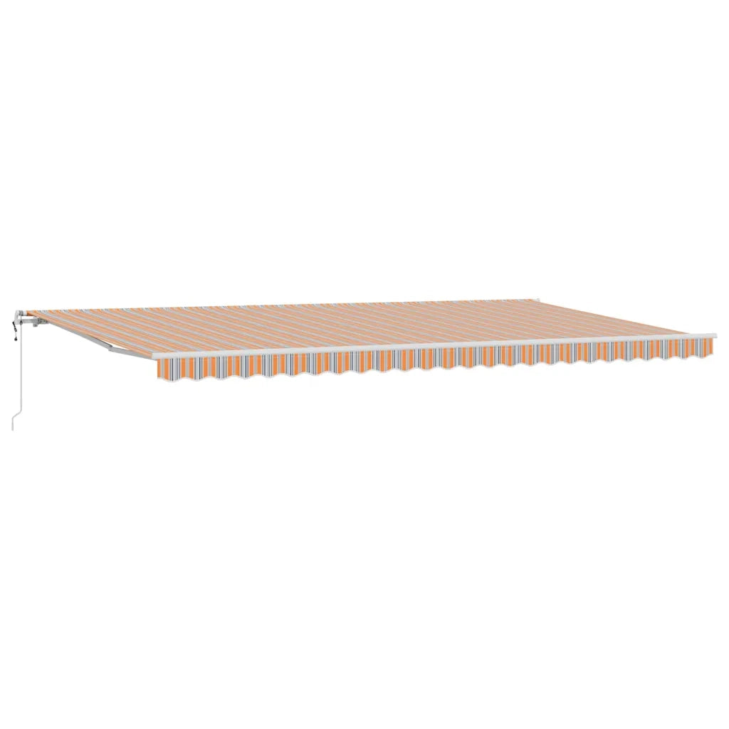 Tenda retrattile Multicolore 600 × 300 cm Tessuto e Alluminio 3331615