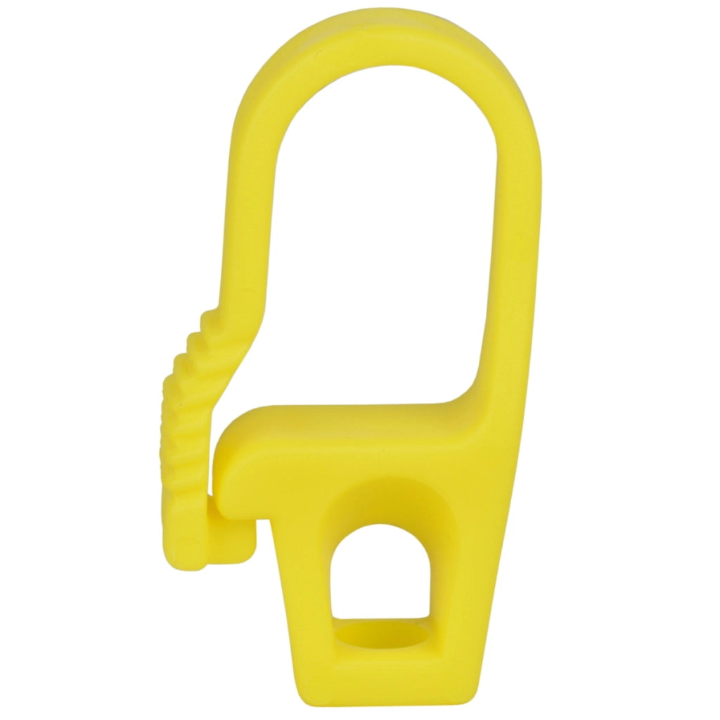 GANCIO PER TRECCIA ELASTICA IDEAL STAR In nylon - 100 pezzi- IDEAL STAR