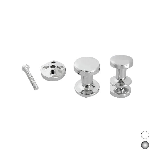COPPIA APPENDINI PER TERMOARREDO- Cromo- ERCOS- pezzi 1