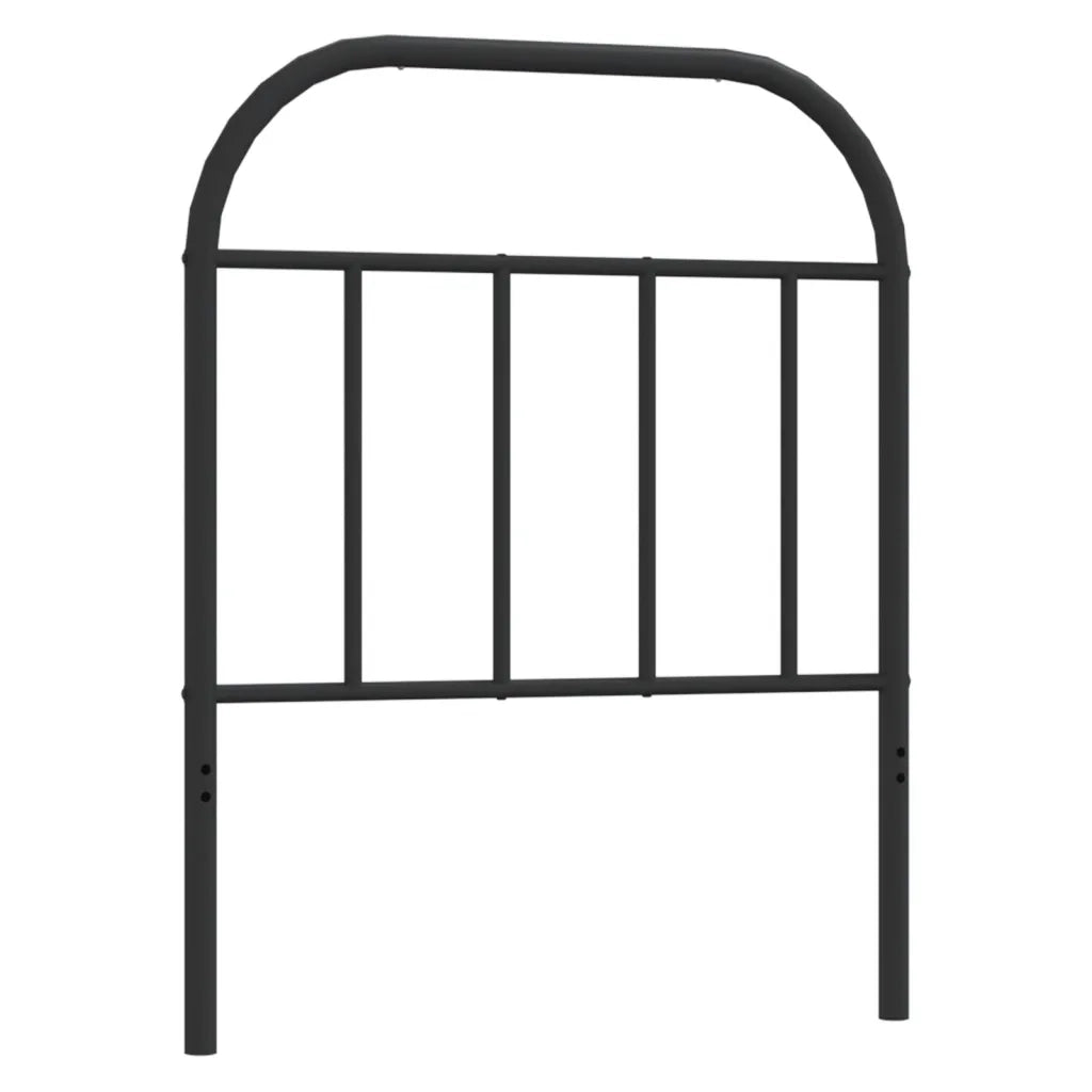 Testiera | Testata di Ricambio in Metallo Nero 75 cm