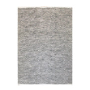 Tappeto Cocktail 300 in Cotone Grigio a Rombi 80x150 cm