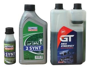 OLIO SINTETICO BETTER PROTECTIVE 2 TEMPI PER MISCELA MOTORI- - lt.1 con dosatore - 12 pezzi