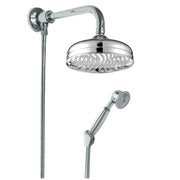 Set doccia vintage con deviatore a pressione