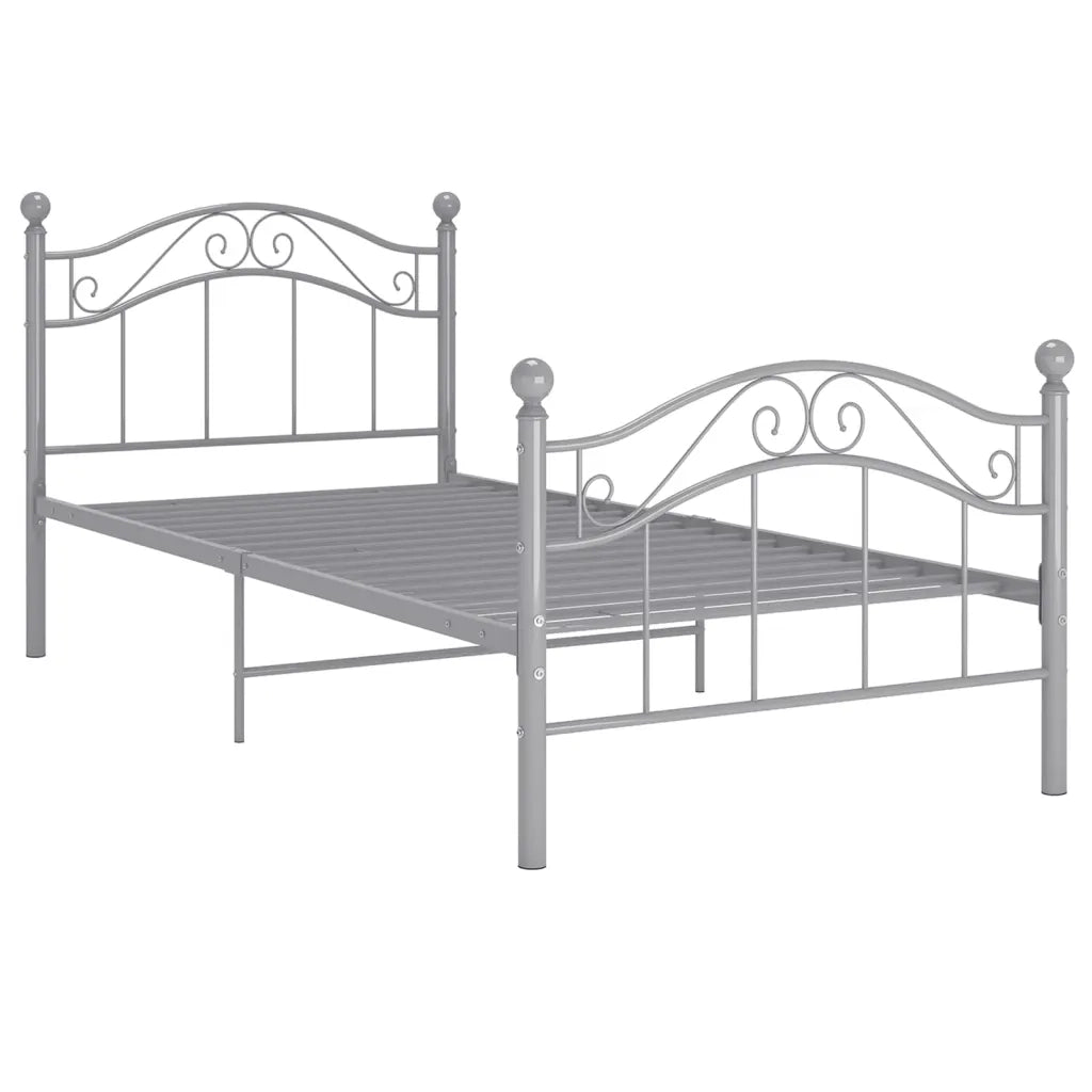 Giroletto Grigio in Metallo 90x200 cm 324990