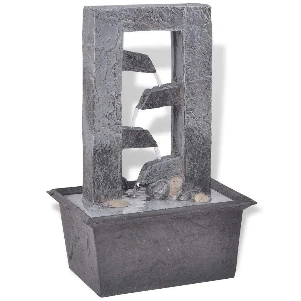 Fontana da Interno con LED in Poliresina 242351